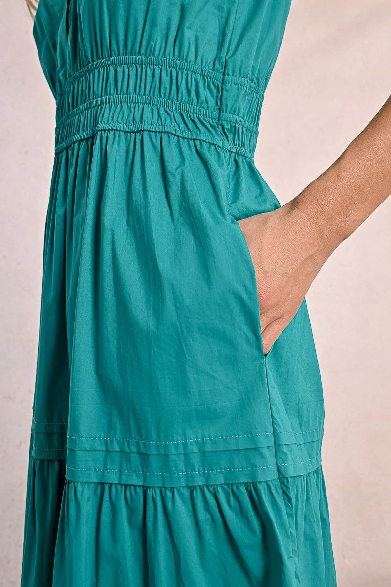 Amelia Emerald Green Maxi Dress