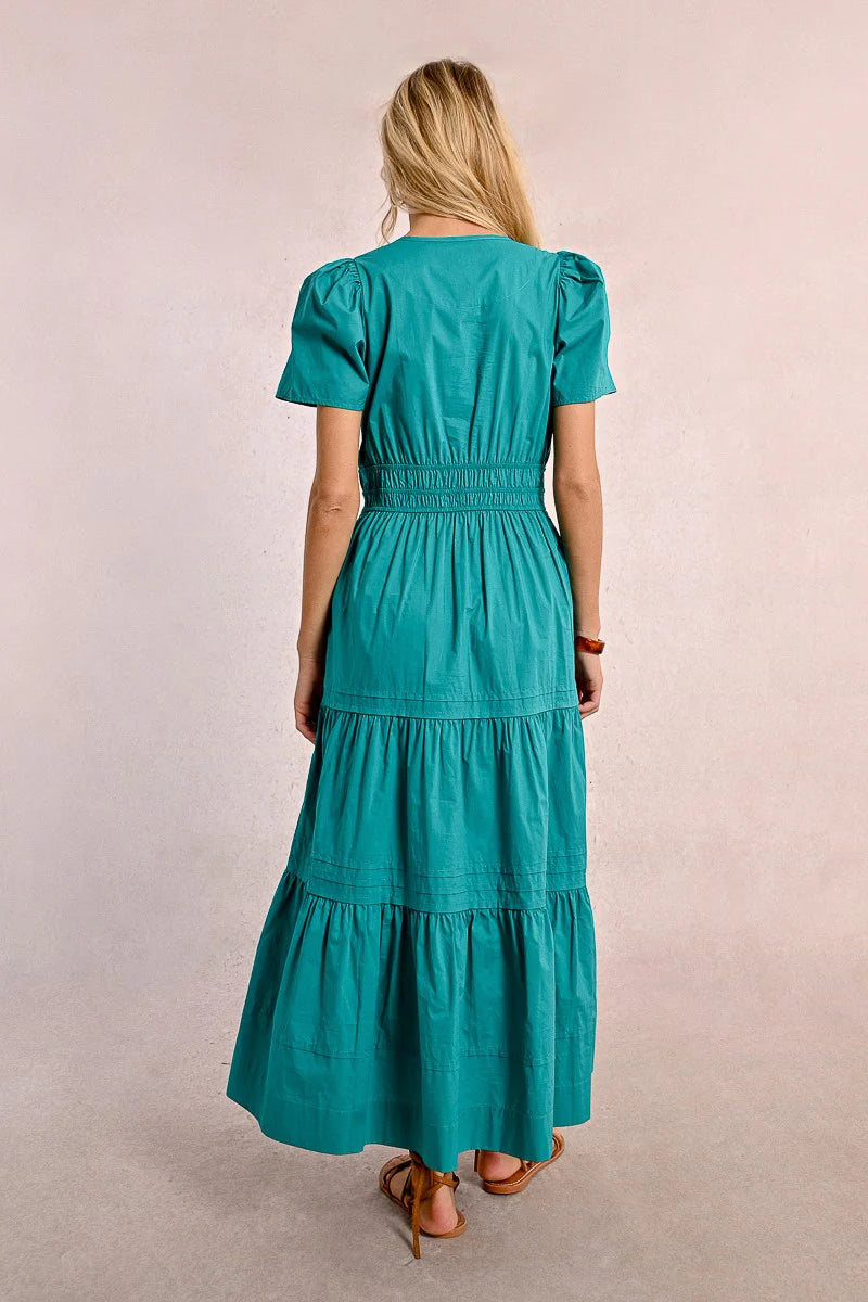 Amelia Emerald Green Maxi Dress