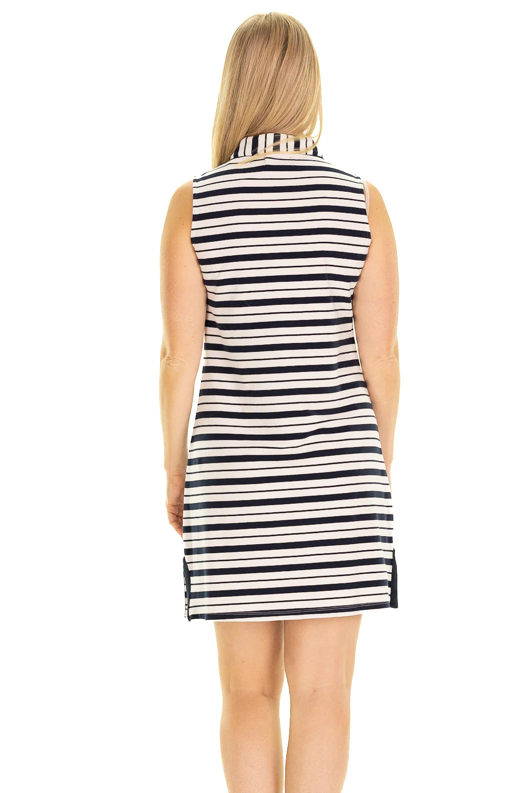 Mackinac Navy & White Striped Dress - SALE!