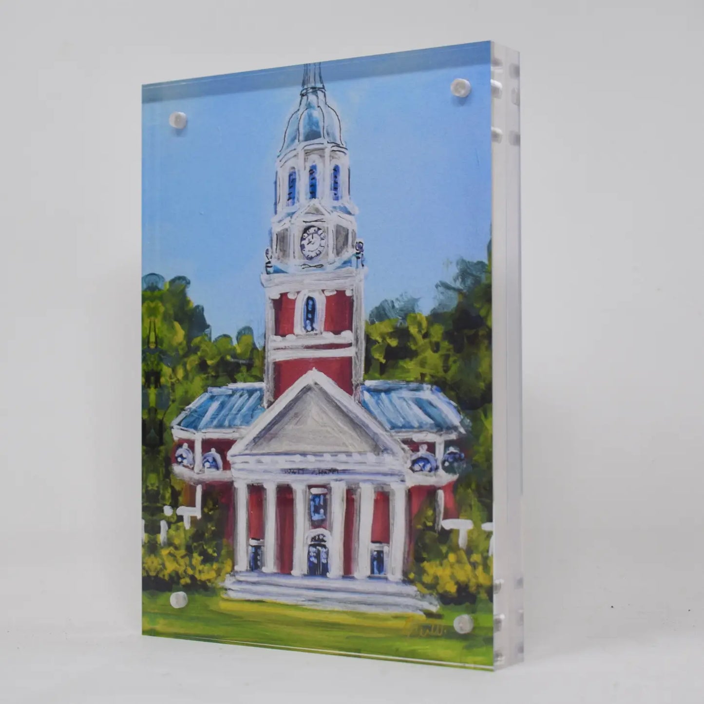 5 x 7 Collegiate Print in Acrylic Frame