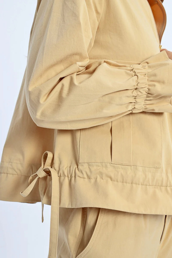 City Beige Utility Jacket