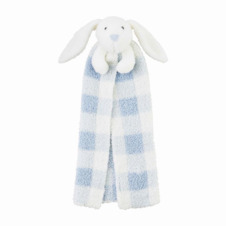 Striped Bunny Lovey Blanket