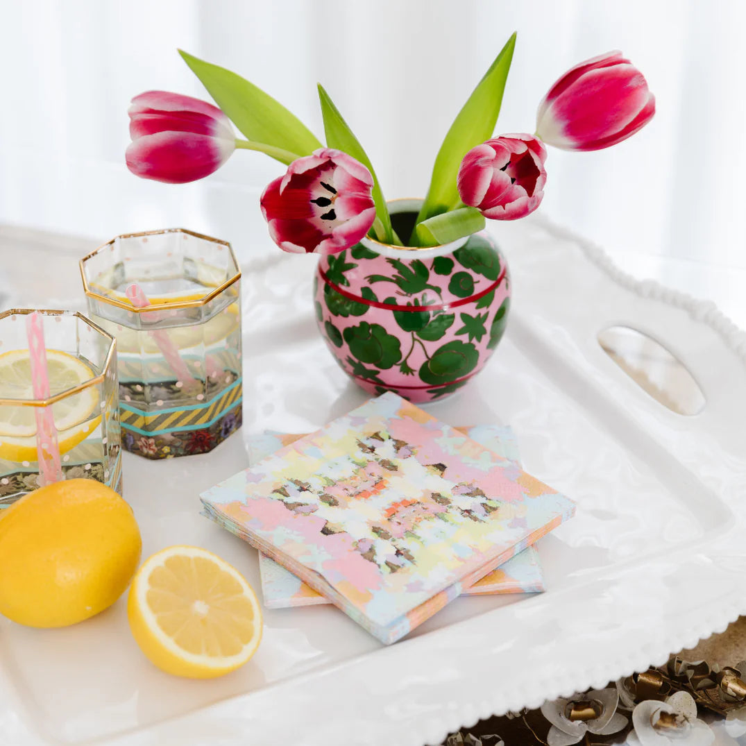 Abstract Cocktail Napkins Set/20