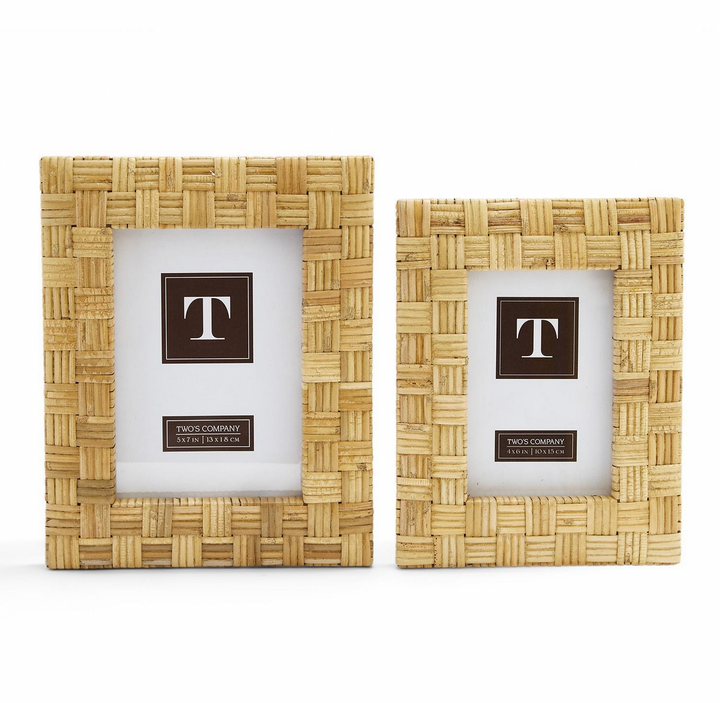 Woven Rattan Frame