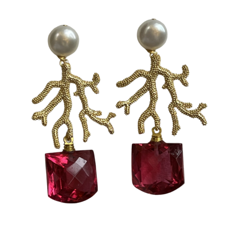 Cora Coral Reef Earrings