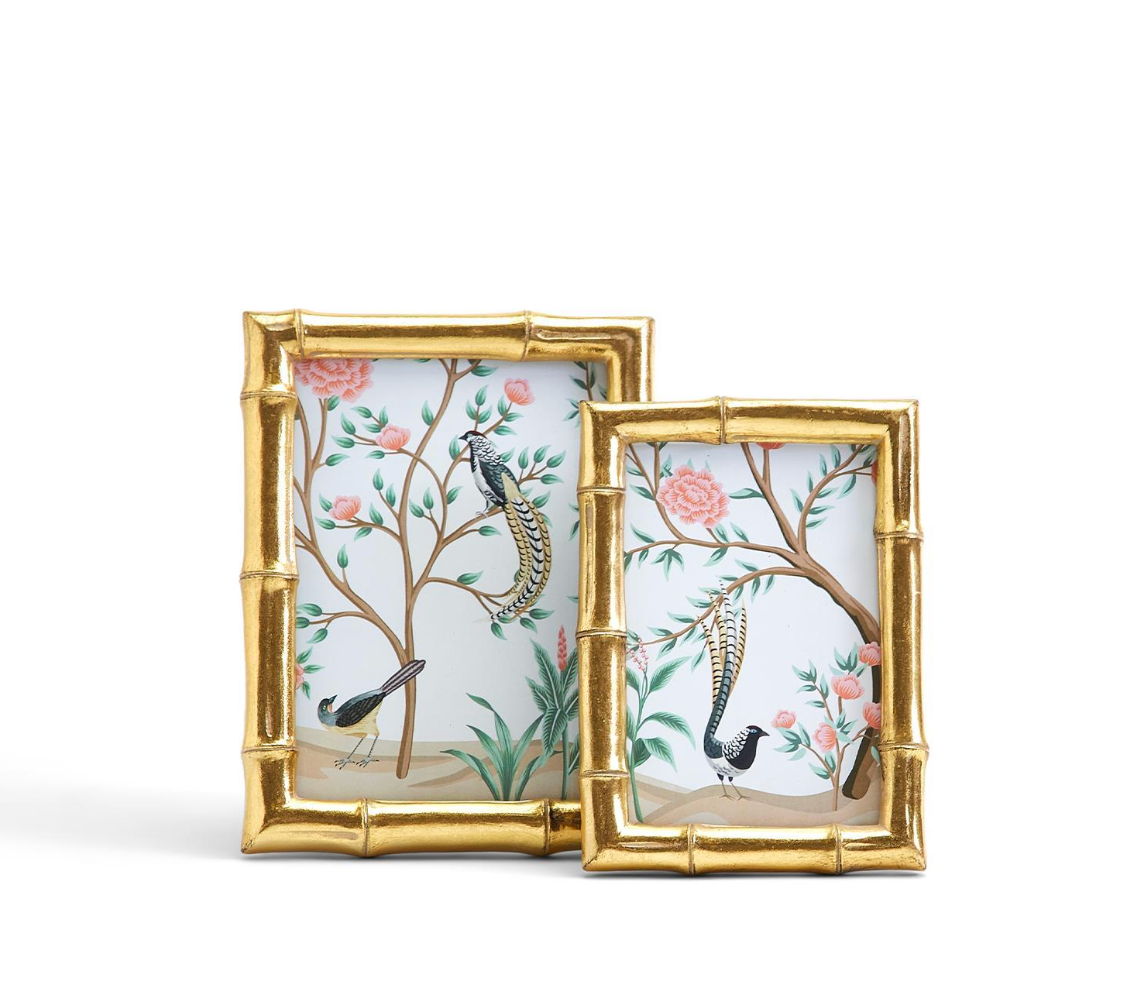 Gold Bamboo Photo Frame