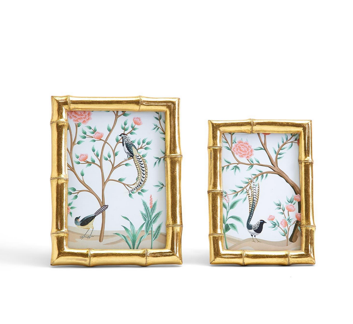 Gold Bamboo Photo Frame