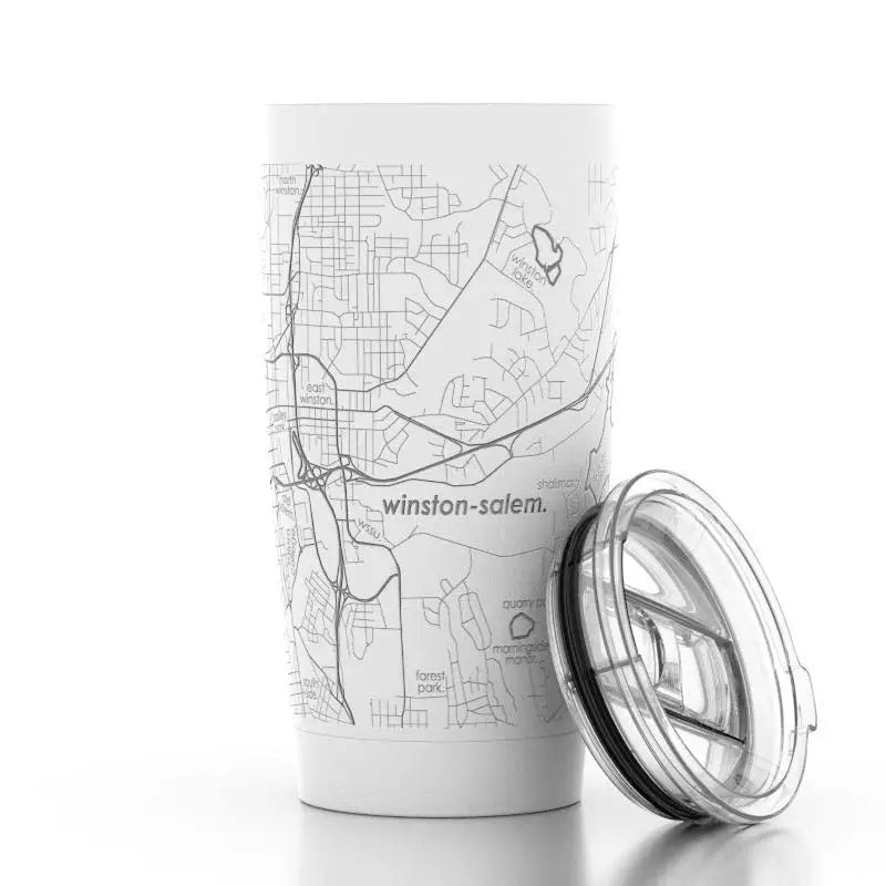 Winston-Salem Map Pint Tumbler