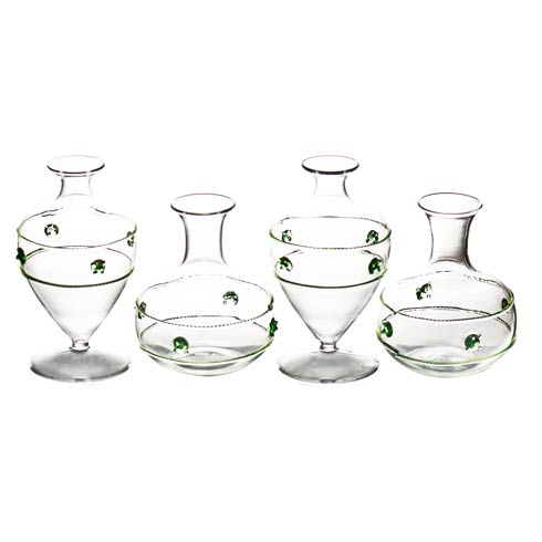 Green Accent Bud Vase