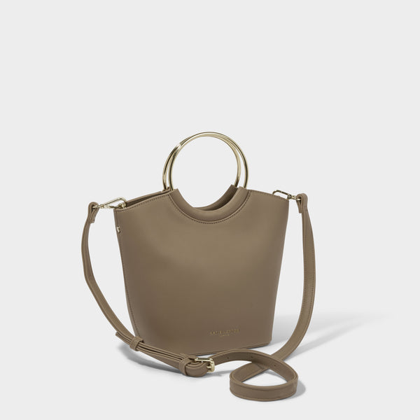 Hallie Hoop Round Handle Crossbody Bag