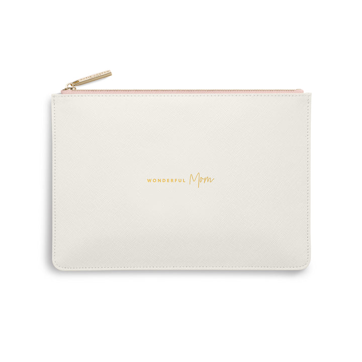 Wonderful Mom White Perfect Pouch