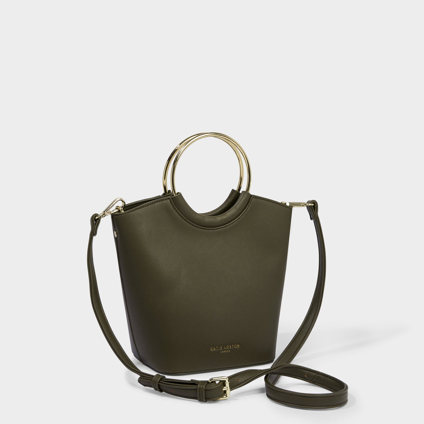 Hallie Hoop Round Handle Crossbody Bag