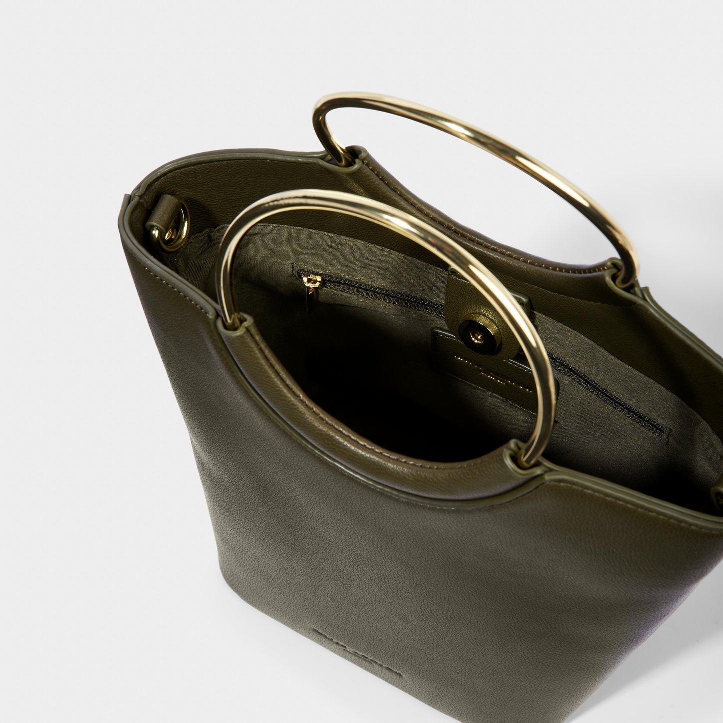 Hallie Hoop Round Handle Crossbody Bag