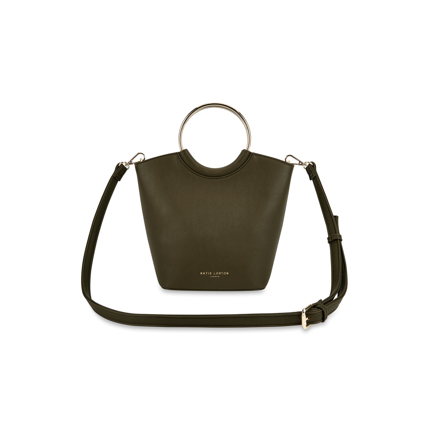 Hallie Hoop Round Handle Crossbody Bag