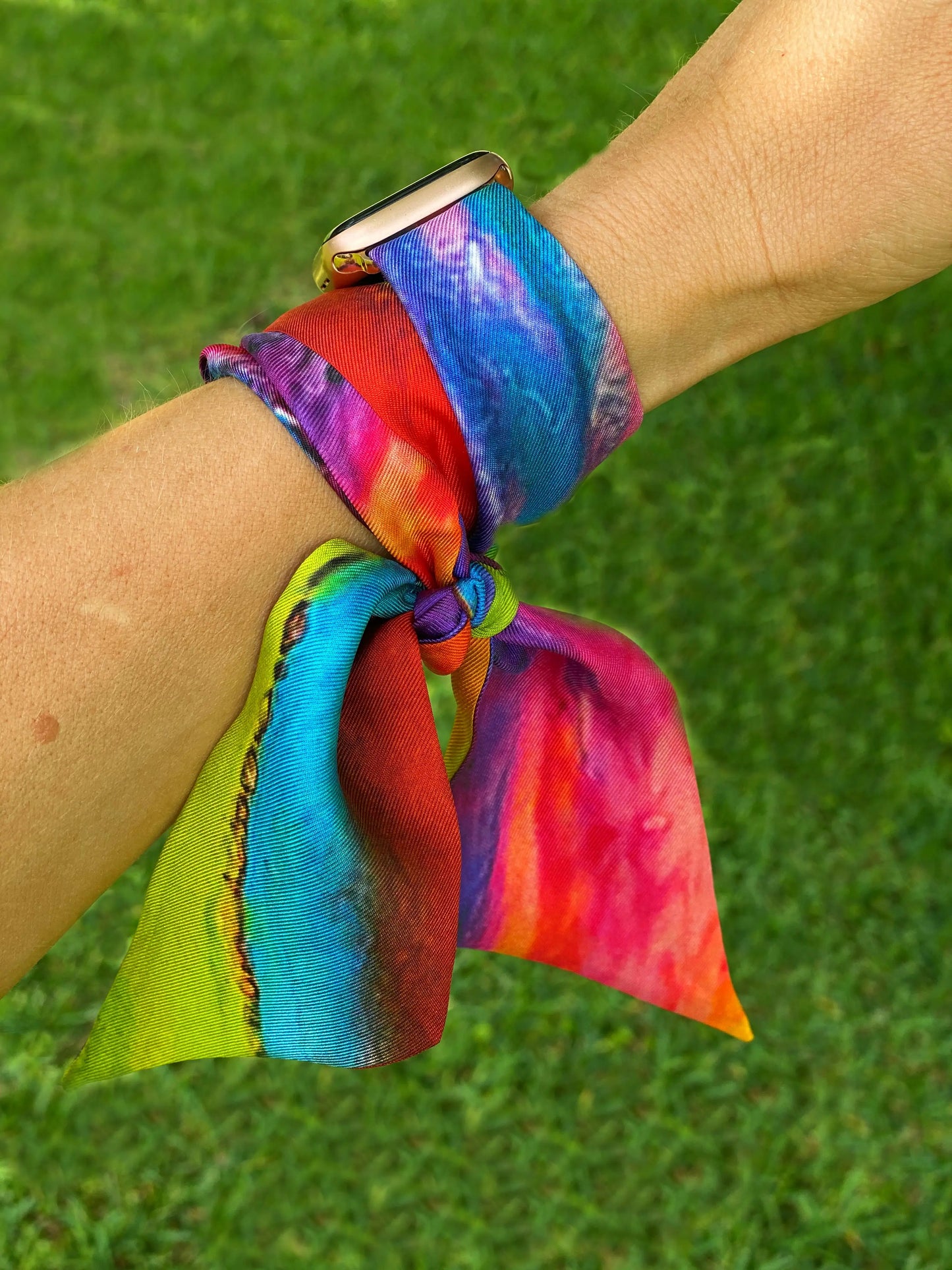 Silk Twill Wrist Scarf