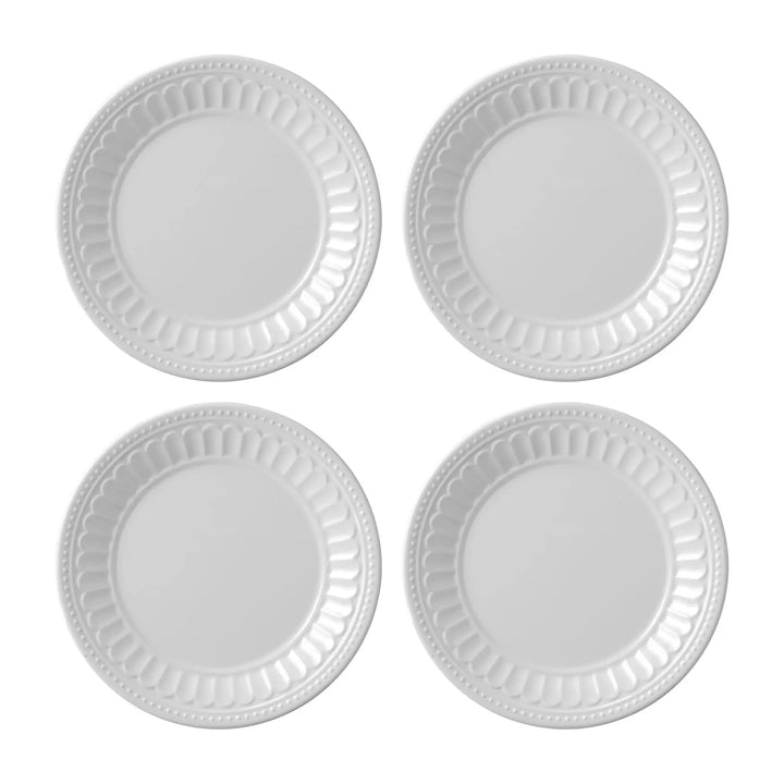 Decorative White Melamine Plate
