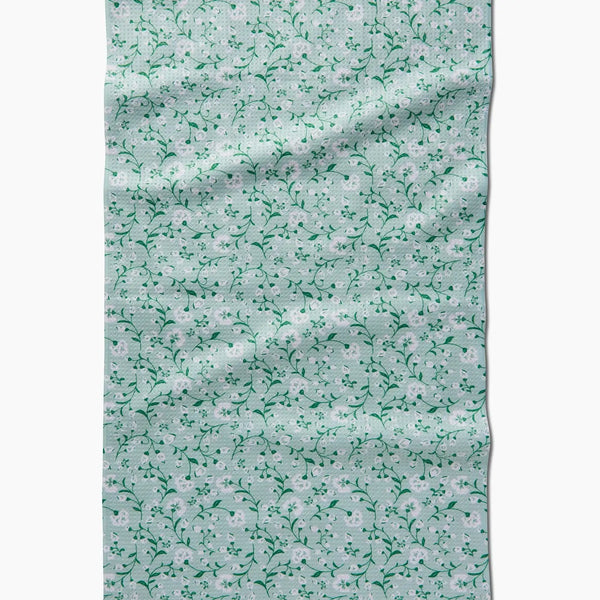 Botanical Pattern Geometry Kitchen Towel
