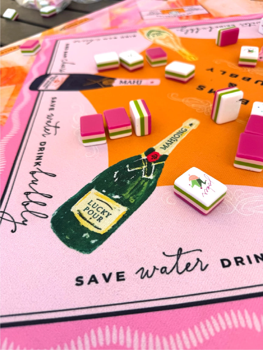 Bams & Bubbly Mahjong Mat