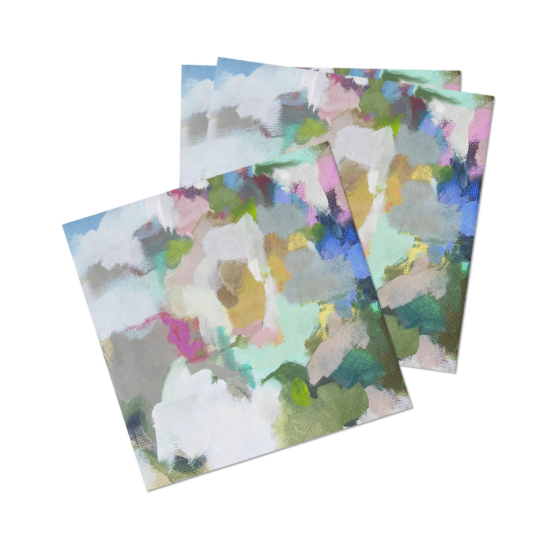 Abstract Cocktail Napkins Set/20