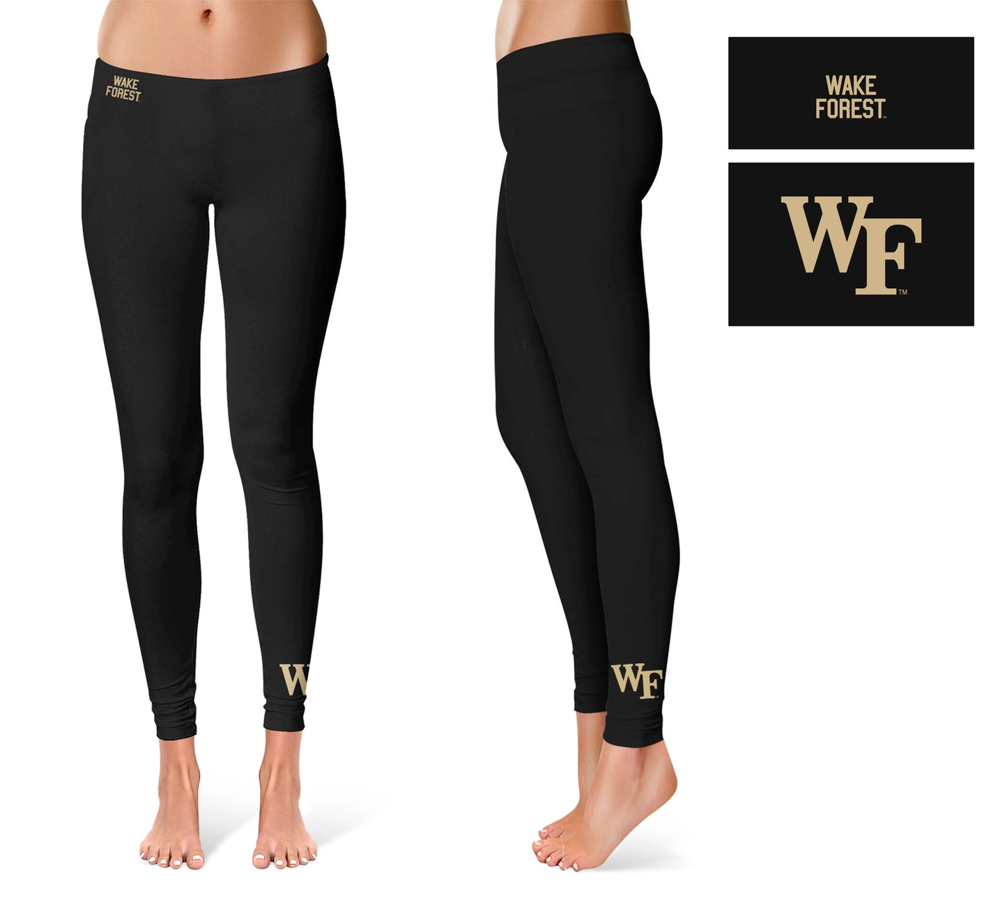 Wake Forest Black Leggings