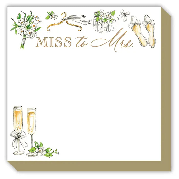Miss to Mrs Luxe Notepad
