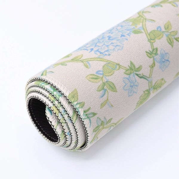 Blue Hydrangea Mahjong Mat