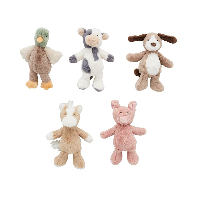 Farm Animal Plush Rattle