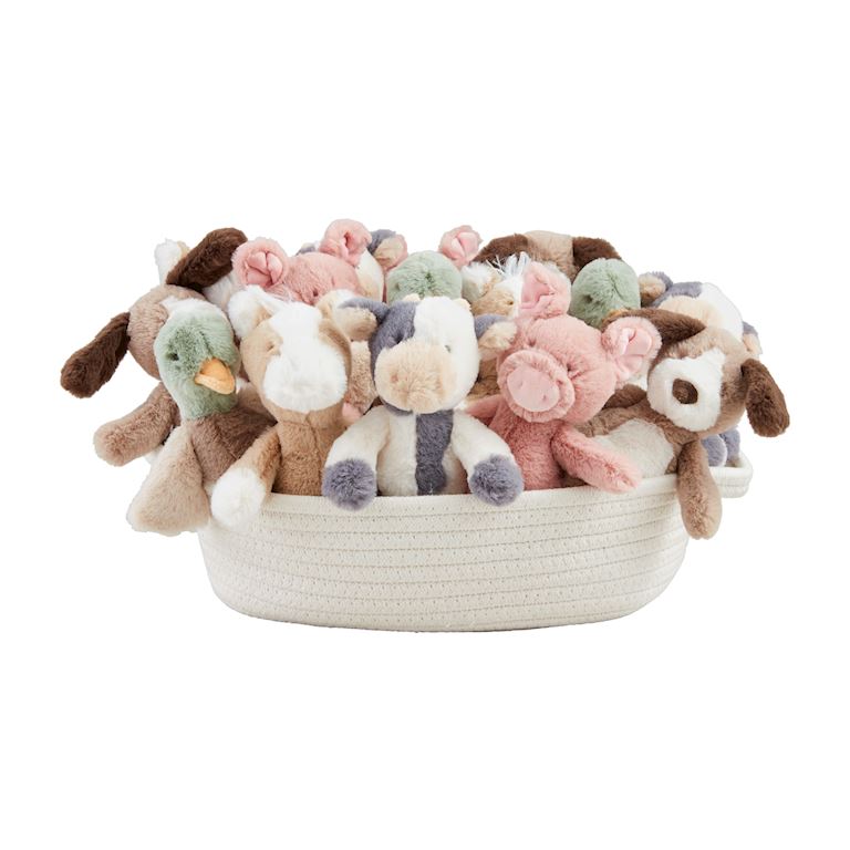 Farm Animal Plush Rattle