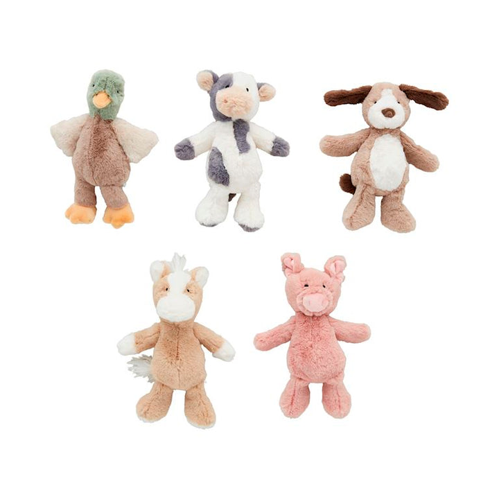Farm Animal Plush Rattle
