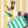 Meg Striped Cosmetic Bag