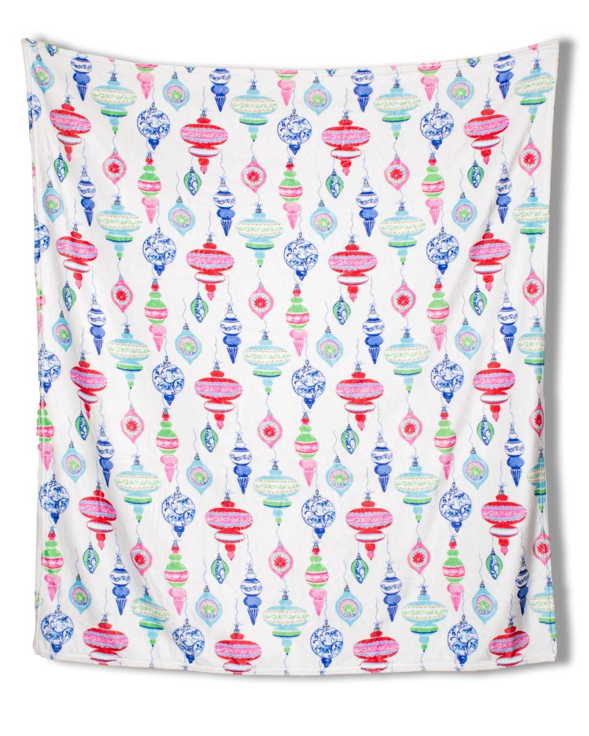 Holiday Luxe Fleece Throw Blanket