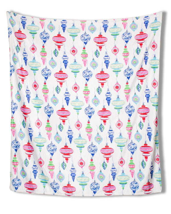 Holiday Luxe Fleece Throw Blanket