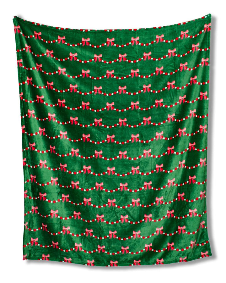 Holiday Fleece Throw Blanket