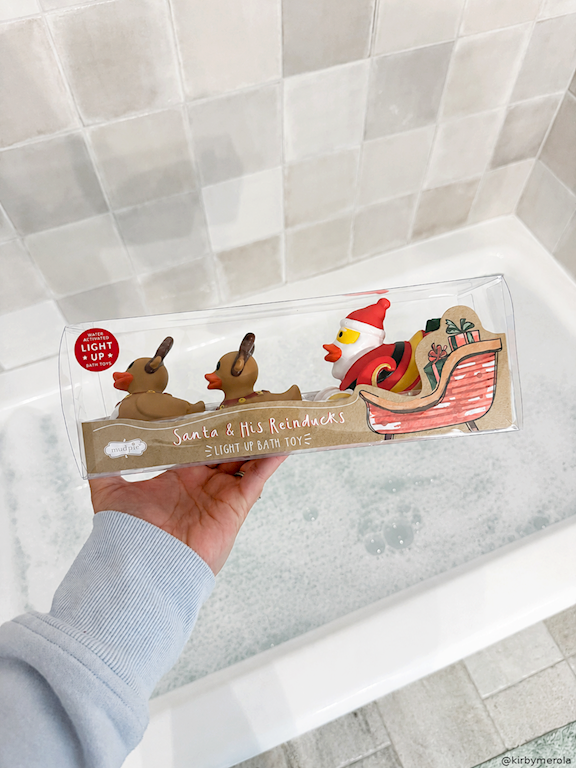 Santa & His Reinducks Bath Toy Set