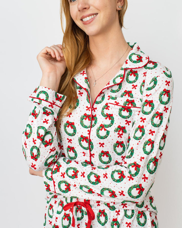 Classic Wreath Pajama Set