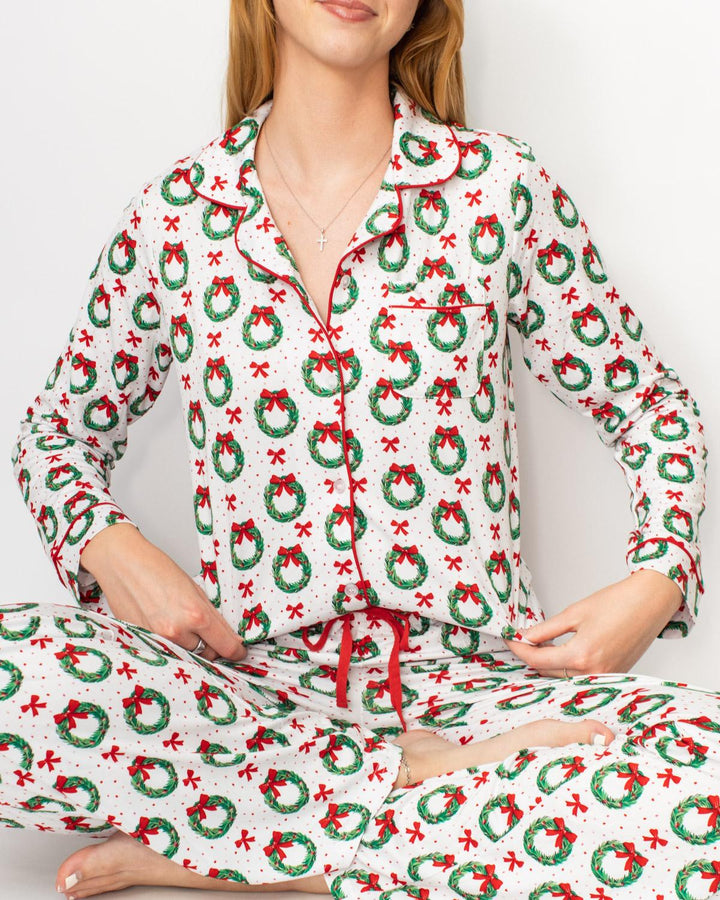 Classic Wreath Pajama Set