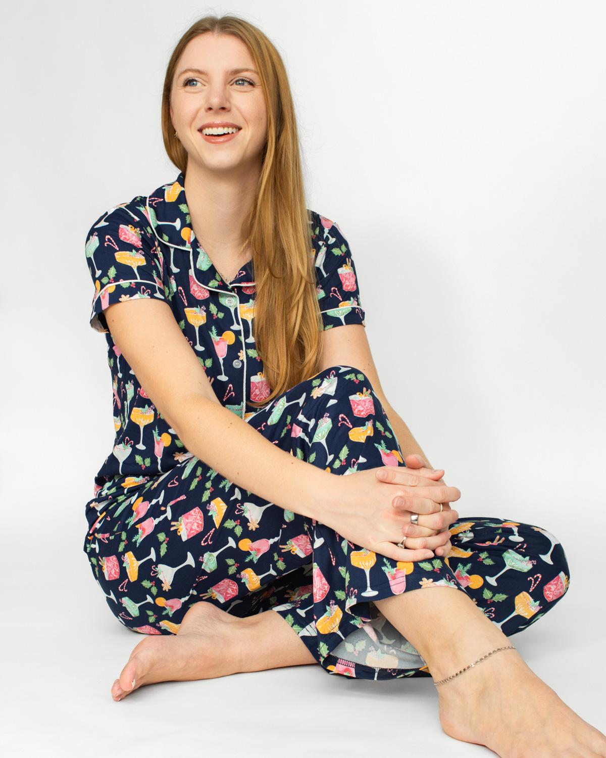 Fizz The Season Cocktails Pajama Set