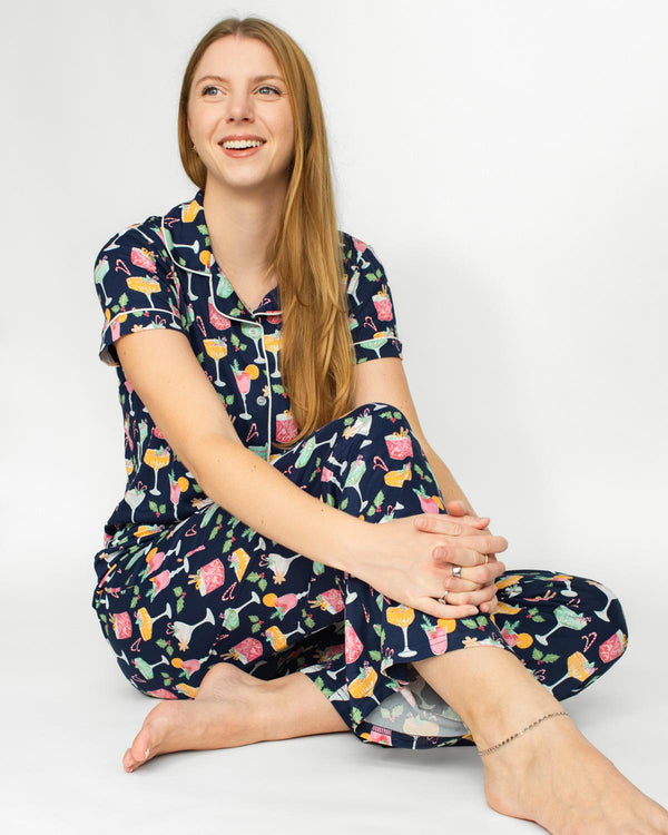 Fizz The Season Cocktails Pajama Set