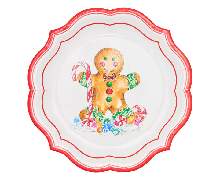 Gingerbread Salad Plate 8/PK