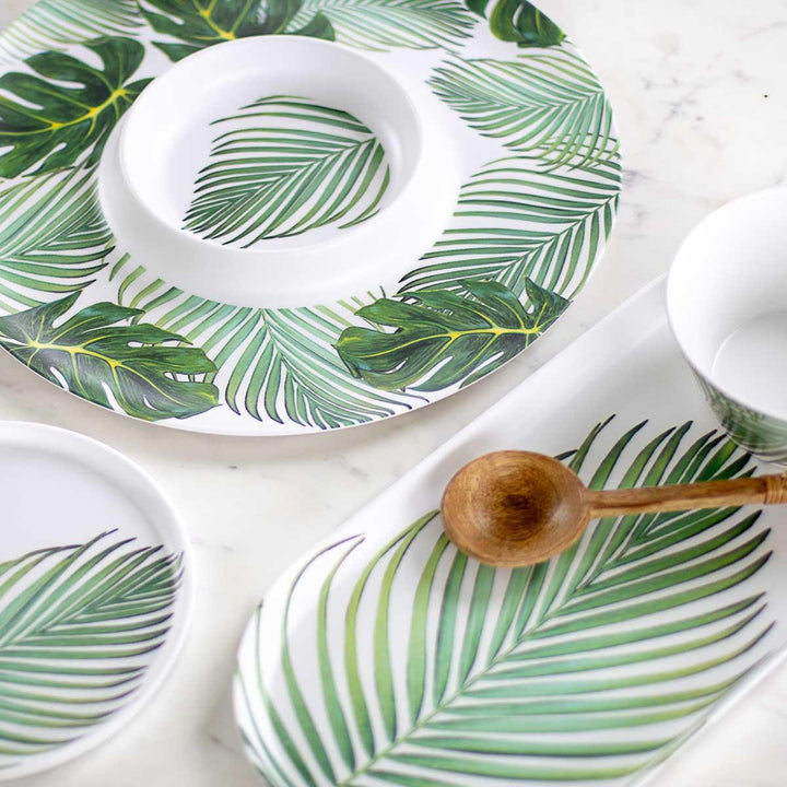 Palm Chic Melamine Serving Platter