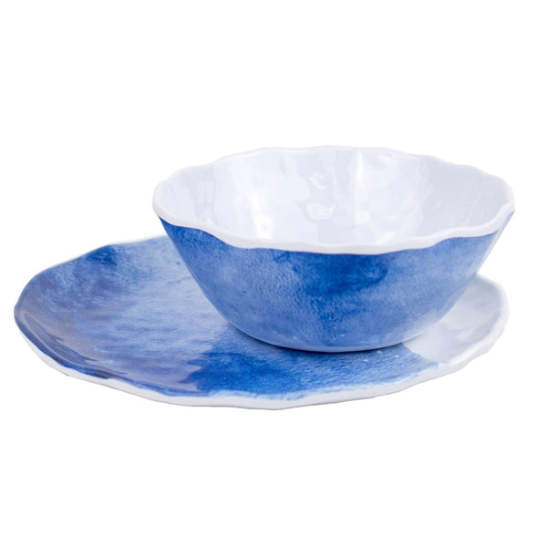 Coastal Blues Melamine Bowl