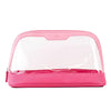 Jenny Pink Clear Cosmetic Case