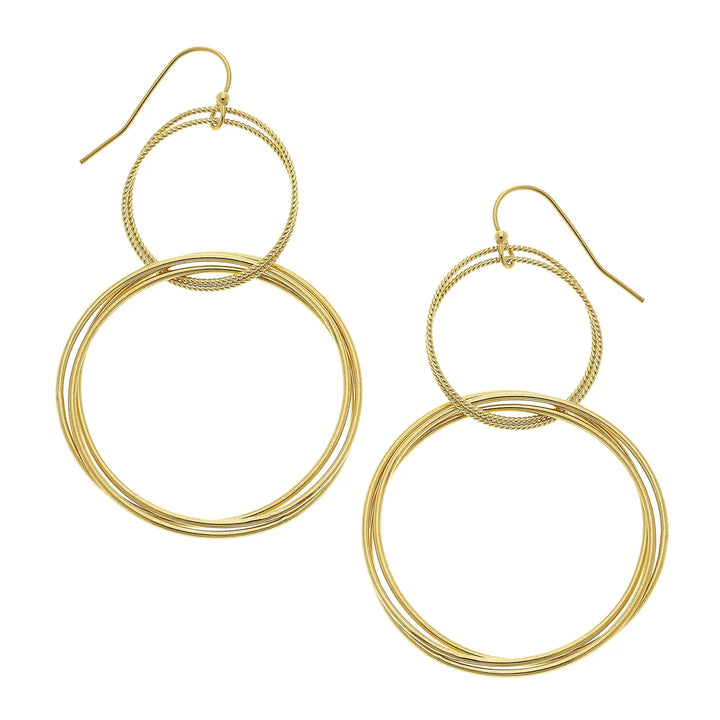 Lightweight Gold Loop Earrings