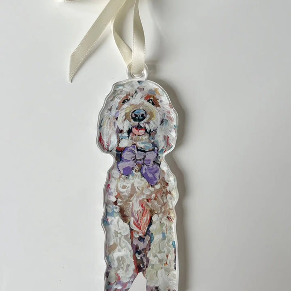 Dog Acrylic Art Ornament