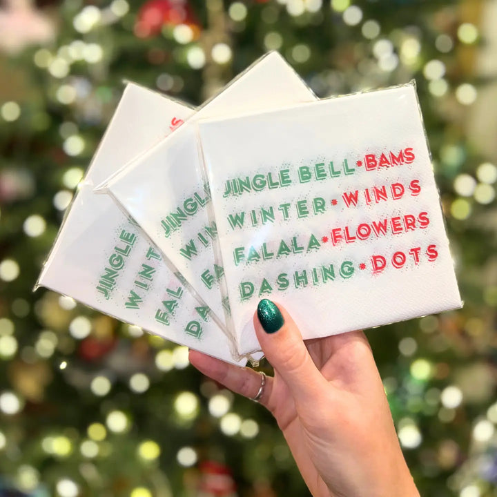 Christmas Mahjong Napkins 20/PK