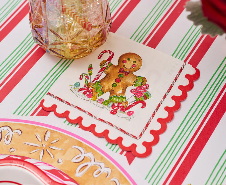 Gingerbread Cocktail Napkins 26PK