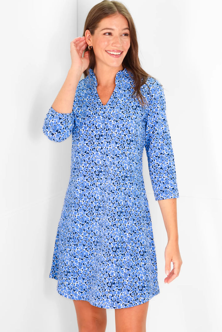 Lillian Blue Floral Dress