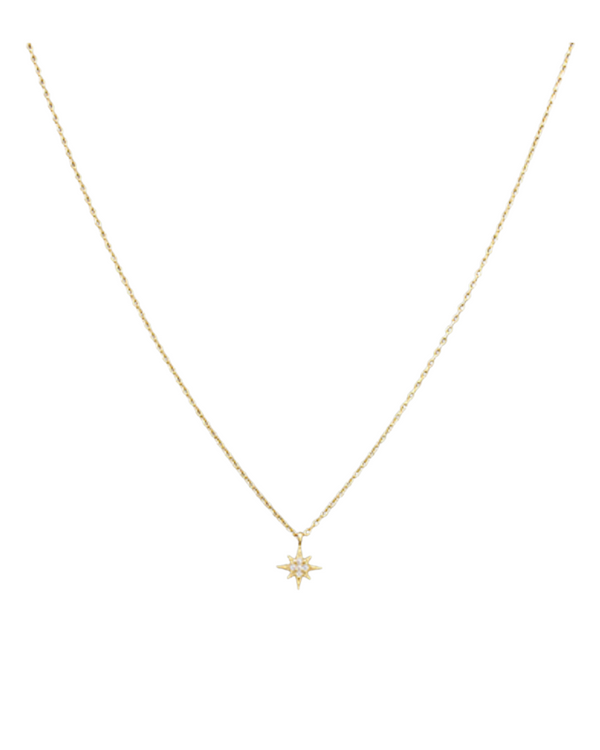 Dainty CZ Pendant Necklace