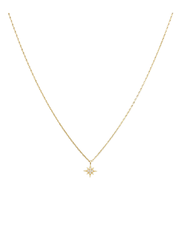 Dainty CZ Pendant Necklace
