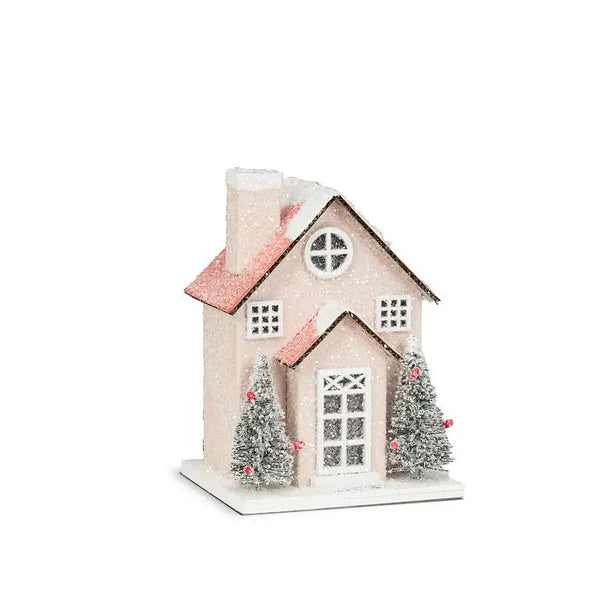 Small Light Up Holiday Village Houses